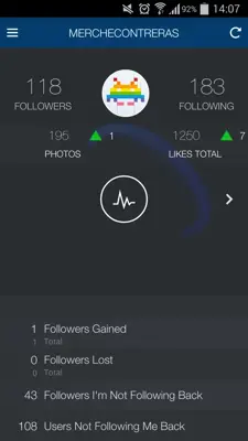 Followers Plus android App screenshot 0