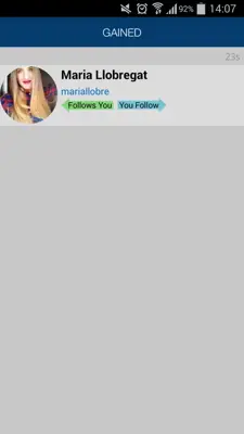 Followers Plus android App screenshot 1